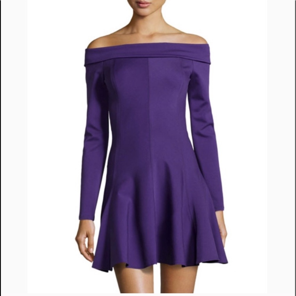 Halston Heritage Eggplant dress size 4